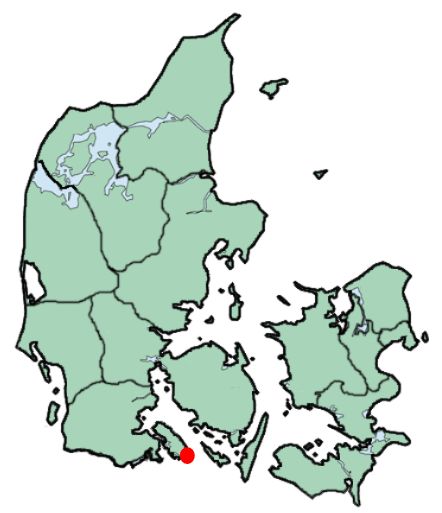 Die Rote Farbe ist Skovmose, Alsen